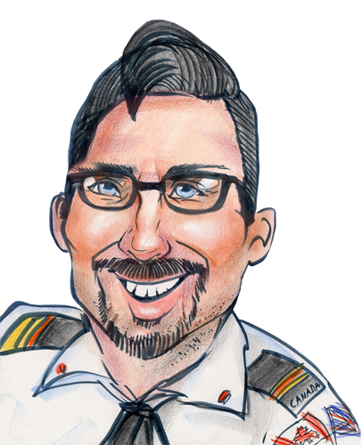 Caricature of Dr Nigel